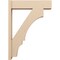 Ekena Millwork 8-in W x 32-in D x 44-in H Balboa Block Rough Cedar Woodgrain TimberThane Outlooker, Primed Tan OUTUR080X32X44BOA44RCPR - alternate 4